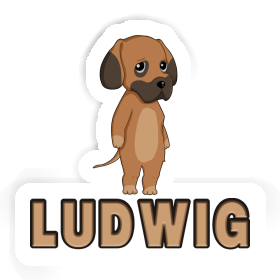 Sticker  Great Dane Ludwig Image