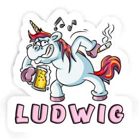 Sticker Unicorn Ludwig Image