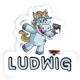 Unicorn Sticker Ludwig Image