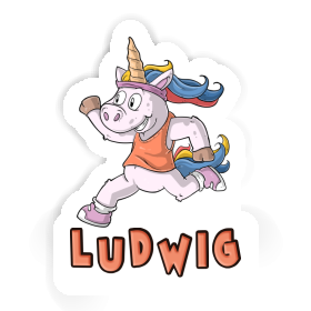 Runner Sticker Ludwig Image