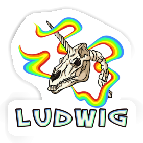 Sticker Skull Ludwig Image