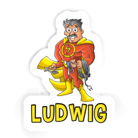 Sticker Ludwig Electrician Image