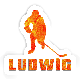 Sticker Hockey Player Ludwig Image