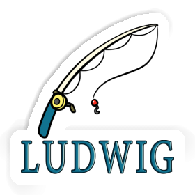 Sticker Ludwig Fishing Rod Image