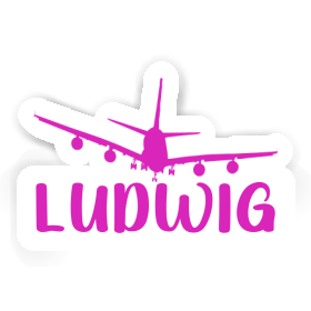 Airplane Sticker Ludwig Image