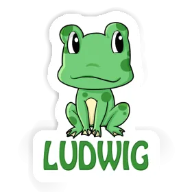 Aufkleber Ludwig Frosch Image