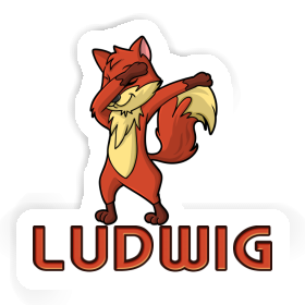 Sticker Ludwig Dabbing Fox Image