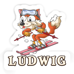 Ludwig Sticker Fox Image