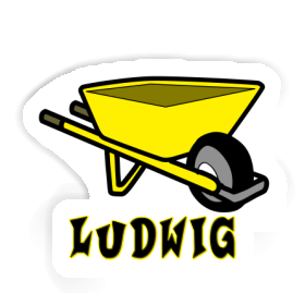 Ludwig Sticker Wheelbarrow Image