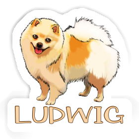 Ludwig Sticker German Spitz Image