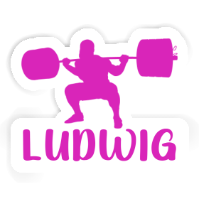 Weightlifter Sticker Ludwig Image