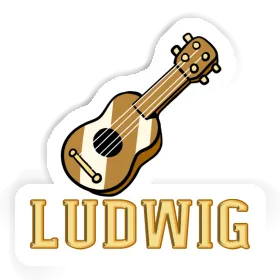 Guitar Sticker Ludwig Image