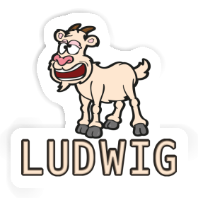 Sticker Ludwig Goat Image