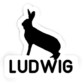 Sticker Ludwig Rabbit Image