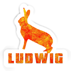 Rabbit Sticker Ludwig Image