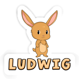 Sticker Ludwig Hare Image