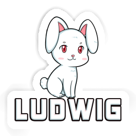 Ludwig Sticker Bunny Image