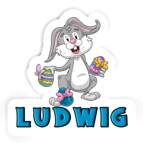 Sticker Easter Bunny Ludwig Image