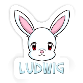 Ludwig Sticker Rabbithead Image