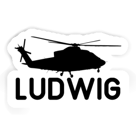 Sticker Ludwig Helicopter Image