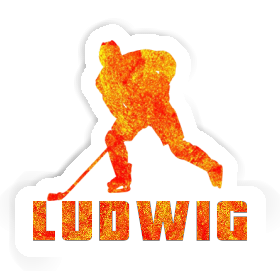 Sticker Ludwig Hockey Player Image