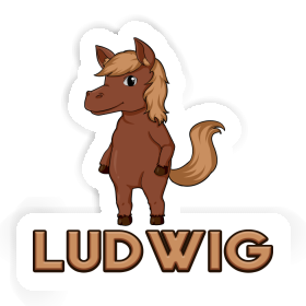 Sticker Ludwig Horse Image