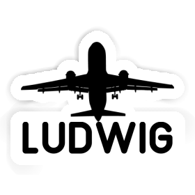 Ludwig Sticker Jumbo-Jet Image