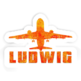 Ludwig Sticker Jumbo-Jet Image