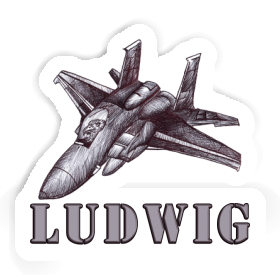 Sticker Ludwig Jet Image