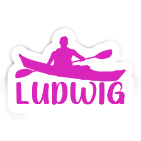 Sticker Ludwig Kayaker Image