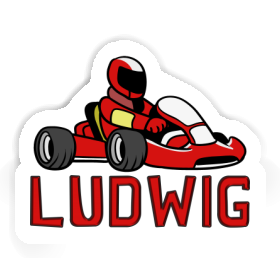 Sticker Ludwig Kart Driver Image