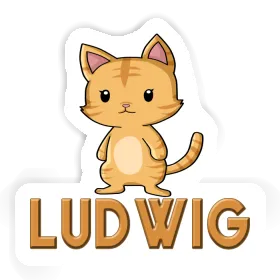 Ludwig Sticker Kätzchen Image