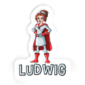 Ludwig Sticker Nurse Image