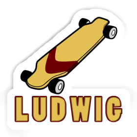 Longboard Sticker Ludwig Image