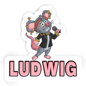 Ludwig Sticker Singer Image