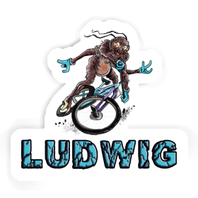 Biker Sticker Ludwig Image