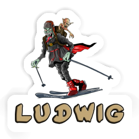 Ludwig Sticker Telemarker Image