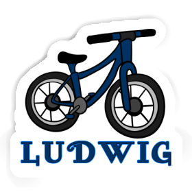 Ludwig Sticker Bicycle Image