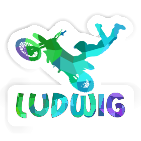 Sticker Motocross Jumper Ludwig Image