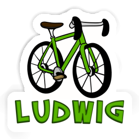 Sticker Ludwig Bicycle Image