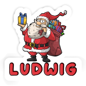 Santa Sticker Ludwig Image