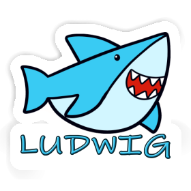 Ludwig Sticker Shark Image