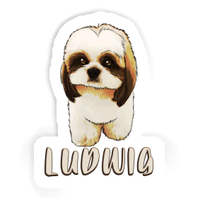 Ludwig Sticker Shih Tzu Image