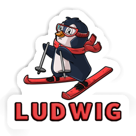 Sticker Ludwig Skier Image