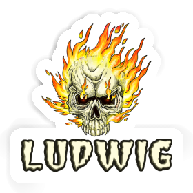 Sticker Ludwig Skull Image