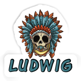 Sticker Ludwig Baby-Skull Image