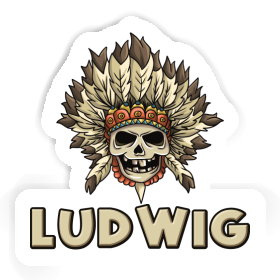 Sticker Ludwig Kids Skull Image