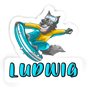 Sticker Ludwig Boarder Image