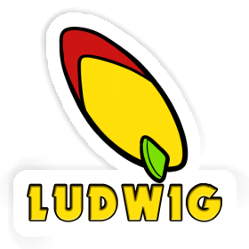 Sticker Ludwig Surfboard Image