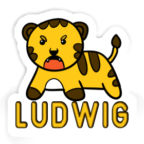 Sticker Ludwig Tiger Image